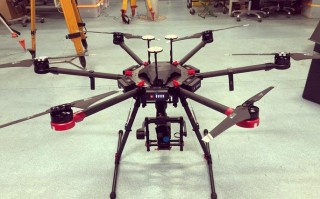 M600改装无人机照明