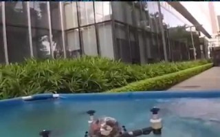 karma无人机掉水里还能修吗？