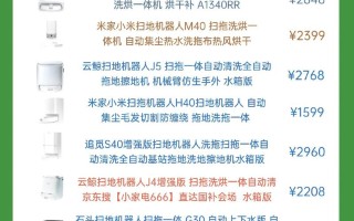 扫地机器人品牌怎么选？