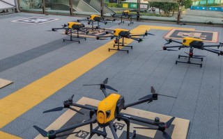 京东无人机进行配送试点