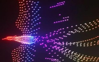 intel无人机群灯光