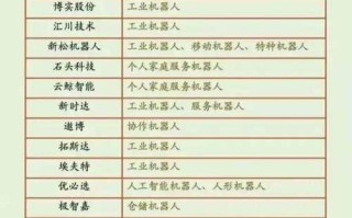 机器人 公司 名字大全