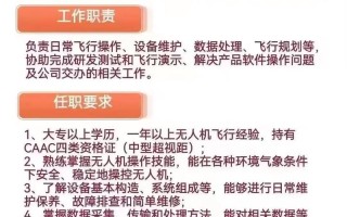 深圳无人机驾驶员招聘，要求高吗？