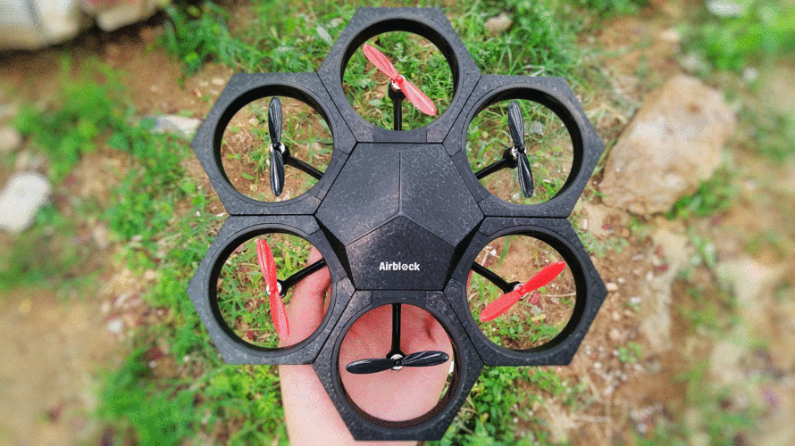 Airblock无人机图片，这款无人机有何独特功能？-第3张图片-广州国自机器人