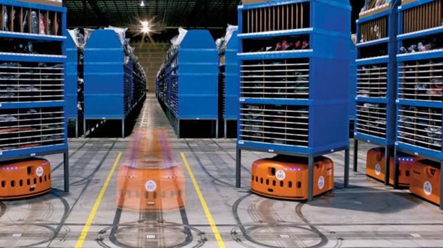 亚马逊Kiva机器人如何提升仓储效率？-第2张图片-广州国自机器人