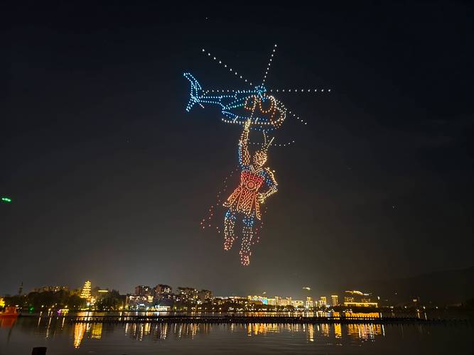 无人机灯光表演，难在哪？-第1张图片-广州国自机器人