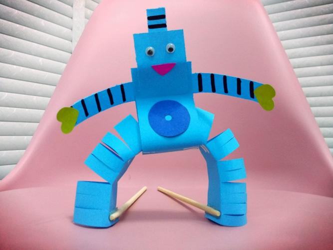 幼儿园手工折纸机器人怎么做？-第3张图片-广州国自机器人