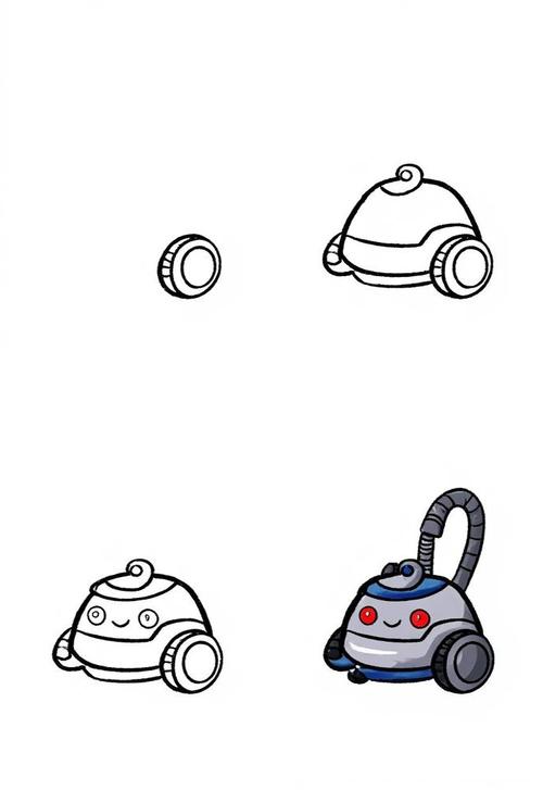 儿童画中的家务机器人，会是未来帮手吗？-第1张图片-广州国自机器人